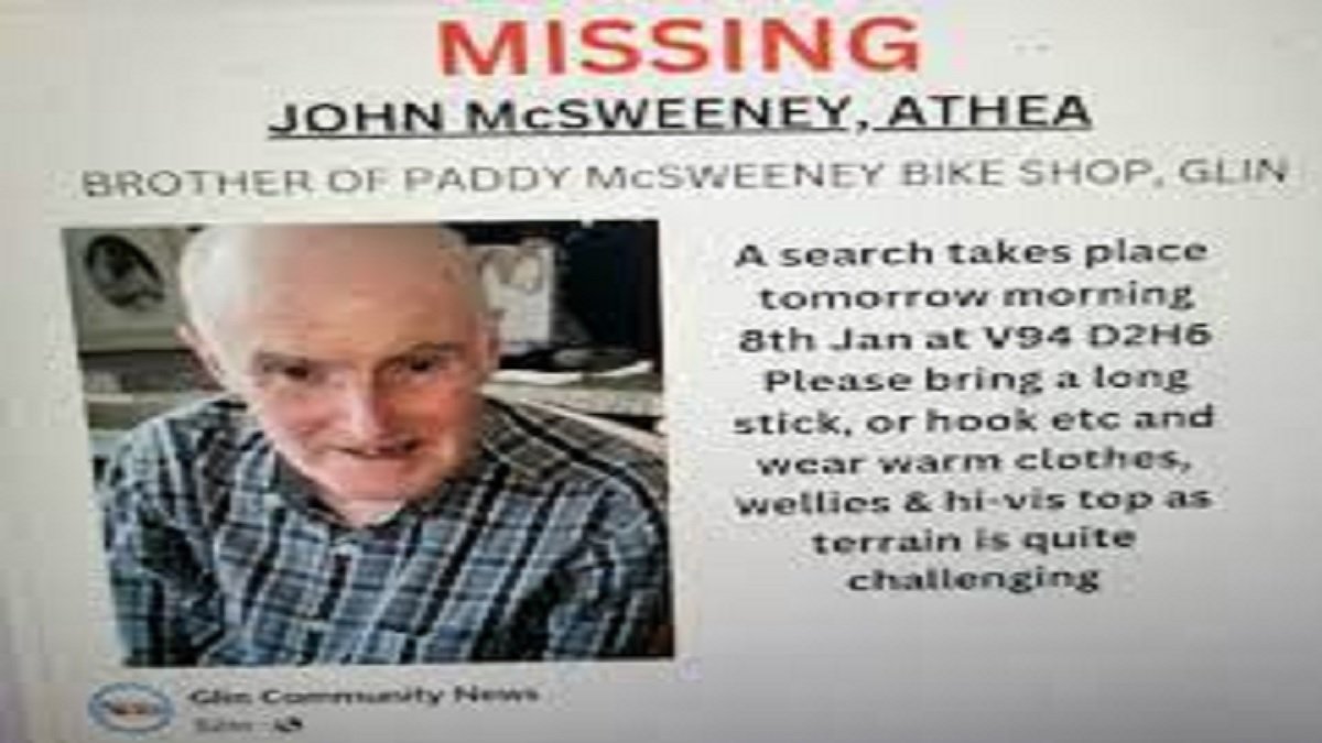 John Mcsweeney, Athea Pensioner, Found Deceased 1